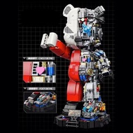 【全新現貨 100% 日本正版授權 /批發】BE@RBRICK Bearbrick Wangao Robot 萬高 半機械 暴力熊 機械熊 188001 透視機甲 日本正版授權 100% 400% 1