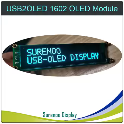 LCD2USB 1602 16X2 162 USB OLED Display LCD Module Screen Panel USB2LCD USB2OLED support AIDA64 for D