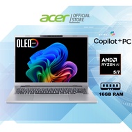 [New Copilot+ PC & AMD Ryzen AI 5/7] Acer Aspire 14 | A14-61M-R9NE/R8C0 14" OLED Display Laptop