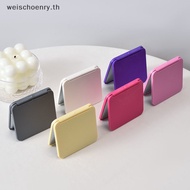 WW 2-Face Makeup Mirror Square Portable Cute Girl'S Gift Hand Mirror Pocket Double-Sided Makeup Mirr