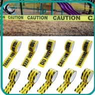APPEAR Warning Tape, 4.8CM*25M Black Character Caution Signs Adhesive Tape, Tool DO NOT ENTER Yellow