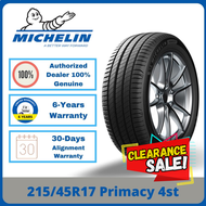 [CLEARANCE 2 FOR RM800] 215/45R17 Michelin Primacy 4st *Year 2021/2022
