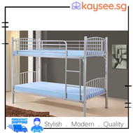 kaysee| Ready Stock|Galea Metal Double Decker Bed Frame