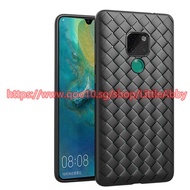 ★ Phone case for Huawei Mate 30 Pro Mate20 Mate10 P30 Grid Weaving Ultra Thin Soft BV Case Cover