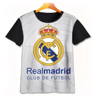 Real Madrid Club Football Club T-Shirt Real Madrid-5-designWD Boys Girls T-Shirt Ages 1 - 12 Years 3