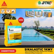 Sika Sikalastic 1KMY One Component Fiber Reinforced Flexible Cementitious Waterproofing Compound 20K