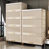 Storage Cabinet Storage Box Living Room 50cm 60cm 75cm White Drawer Cabinet Organizer Furniture Plas