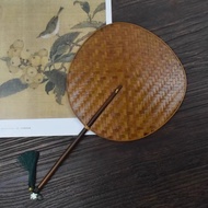 Bamboo Woven Fan Handmade Futon Fan Bamboo Fan Household Summer Hand-held Cool Fan Cool Chinese Retr