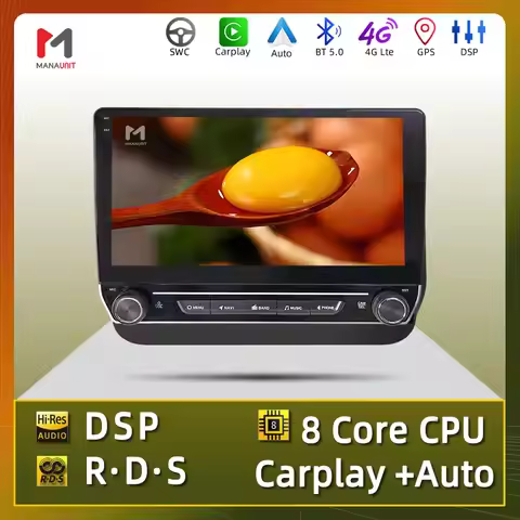 10Inch With Botton Car Player For Hyundai H1 H-1 Grand Starex 2017-2019 Carplay Auto Multimedia Vide