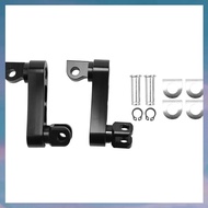 W8(XCTS) Motorcycle Adjustable Passenger Footpegs Highway Pegs Male Mount Foot Peg Clamp Support Ext