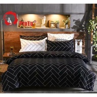 bedding set comforter with bedsheet 1000 threads cotton set queen / king size 7 in 1