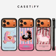 Striped Pink Horse Acrylic Phone Case For iPhone 1 7Pro Max 17 Air 16 Plus 15 14 13 12 Shockproof Pr