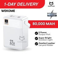 WEKOME Fast Charging 27W Original Camping Powerbank 80000mAh Battery 80k Power Bank Android AKWP99