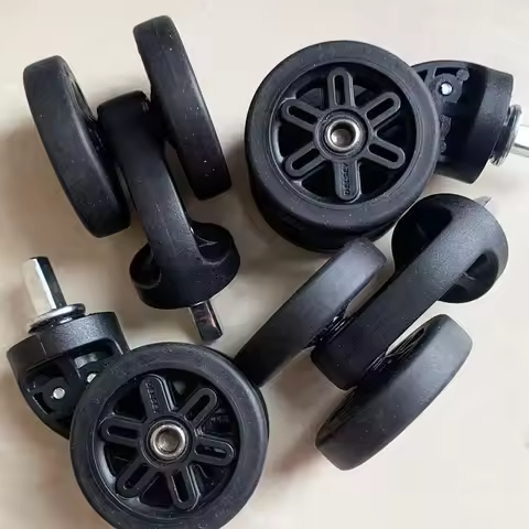 Durable Delsey 3841 Luggage Wheels Replacement Double Wheels Spare Parts for Trolley Travel Case