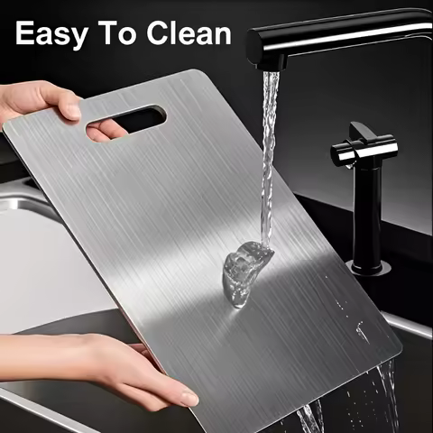 316 Stainless Steel Panel and Chopping Board Kitchen Household Thickened Double Sided Cutting Board