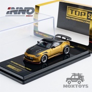 INNO 1:64 TOP SECRET FAIRLADY Z (RZ34) Gold Diecast Model Car