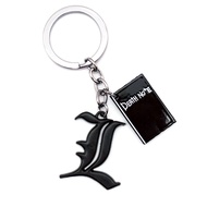 Anime Death Note Keychain Yagami Light Death Book Keyring Accessories Car Key Ring Pendant