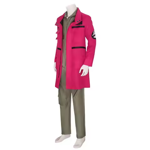 ★DHL Ghostbusters 2024 Frozen Empire Red Jacket Cosplay Ghostbusters Jumpsuit Adult Costume Men Unif