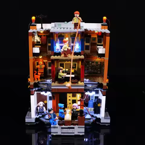 LED Lighting Set Suitable for LEGO Harry 12 Grimmauld Place 76408 LED Building Blocks DIY Lamp Toys(