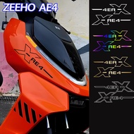 For ZEEHO AE4 Decal Motorcycle Head Modification Accessories Decorative Reflective Waterproof Vinyl 