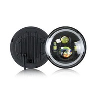 7" Round LED Headlight Lamp 12V 24V Turn Signal Light DRL Beam for Mitsubishi Pajero L049 Land Cruis