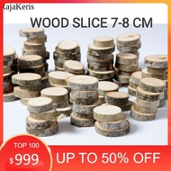 WOOD SLICE 7-8 CM SLICE CHIPS WOODEN CUTTING LOG WOODEN CRAFT DECORATION FNX3 BN9