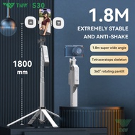 TNW S30 Selfie Stick Tripod 3 in 1 Quadrapod Wireless Selfie Stick Bluetooth Remote 360° Phone Tripo