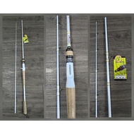 BUSHIDO SNOW XTREME V2 6.6 FEET 12-25LB PE2 FISHING ROD SPINNING / BC