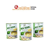 1 Box of 12 Boxes of Fresh Lotus Seeds Soaked in Sugar Water Asia Home Can 565 grams