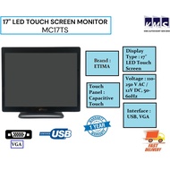 Etima MC17TS1 industrial capacitive touch screen monitor 17 inch