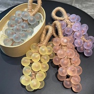 Hot-selling Crystal Grape Soap Handmade DIY Transparent Grape String Handmade Soap Gift Box Simulati