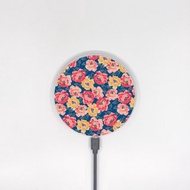 【香港製造】繽粉鮮花10W手機無線充電板 Wireless Charger 003