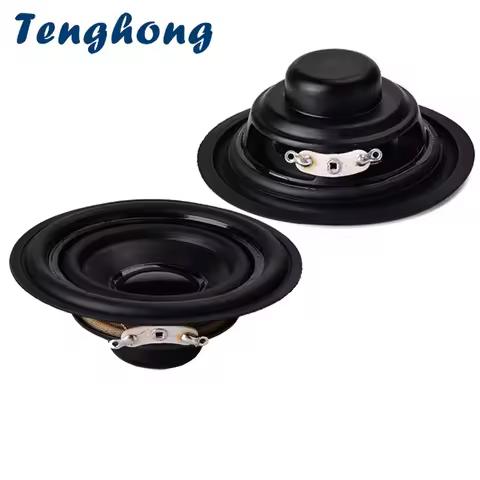 Tenghong 2pcs 50MM 16 Core 3 Ohm 5W Waterproof Speaker Full Range Speaker Unit Bluetooth Speaker Wit