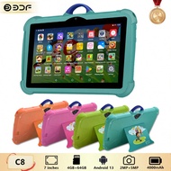 4GB RAM+64GB ROM/7-Inch Children's Tablet/4-Core 1.3GHz/Android 13 MTK8321/1280x800 IPS High-Definit