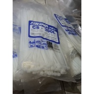 Sigma cable ties 20cm 4.8mm CS-200L contents 100pcs white 20cm cable ties