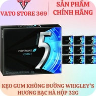 TEMPEST WRIGLEYS sugar-free gum No. 5 mint flavor 32g box