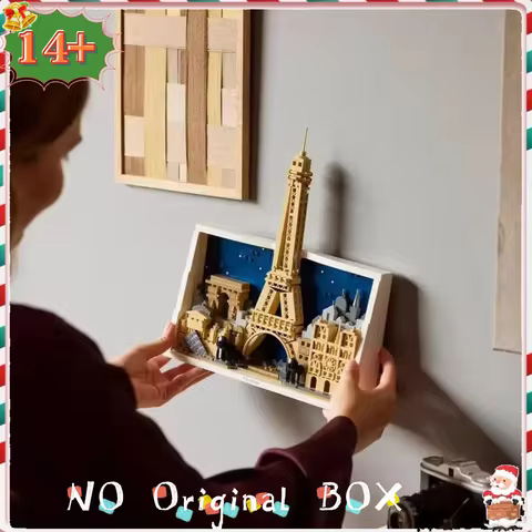 In Stock Love City Paris 21064 Building Series Children's Blocks Brick Model Set Gift Suitable for B