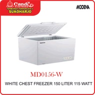 MODENA MD 0156 W WHITE CHEST FREEZER 150 LITER 115 WATT / MD0156W