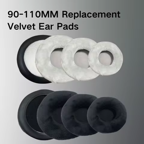 90mm 100mm 105mm 110mm Replacement Velvet Ear Pads Universal comfort earmuffs Headphone repair acces