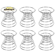 6 Pieces Air Plant Stand Airplant Container Tillandsia Holder Stainless Steel Plant Display Racks Ai