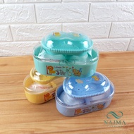 N207-Onesis Baby Powder and Soap Box Double Soap Loose Powder Box
