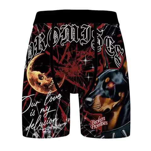 Runtz PSD Boxers New With Logo Men's Briefs Fast Dry Breathable Print Designer Slim Fit Draws Skin-f