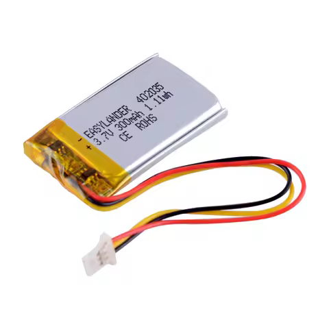 3.7V 300mAh 402035 Lithium Polymer Battery For DVR Video Registrator 70mai Dash Cam YI Mini Dash Cam