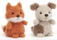 Jellycat 全新 狐狸 + 小狗