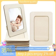 In -12PCS DIY Wood Picture Frames Unfinished Solid Wood Photo Picture Frames Standing Photo Frames F