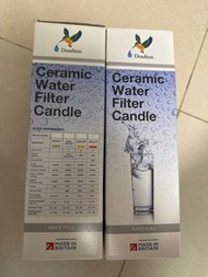 Doulton ceramic water filter candle x 2