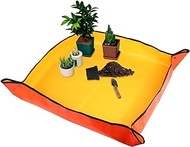 VinYankee Repotting Mat for Transplanting &amp; Potting Soil Mess Control, 39.5" x 39.5" Waterproof Plant Potting Mat, Succulent Orchid Potting Tray for Plant Pots, Gardening Gifts Bonsai Tools