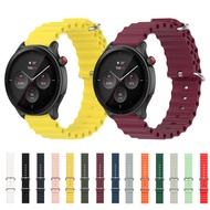 For Huami Amazfit GTR 3 4 3pro 4pro GTR 2 2E GTR Mini  Silicone Ocean Band Strap Bracelet