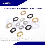 Peer 5/8"Ring (black) | Spring Lock Washer WL - 1 BOX (600 pcs)