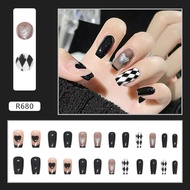 You.nails fake nails 24 nails with super cute freesize glue